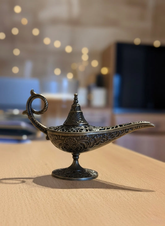 🌟 Mini-Räucherlampe „Aladin“ – ein Hauch von Magie für dein Zuhause
