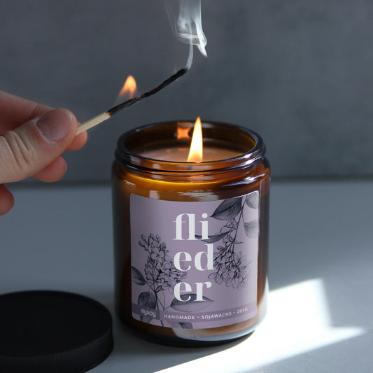 blooom Duftkerze im Glas | Flieder💜 - Barbarella’s - Sinneszeit