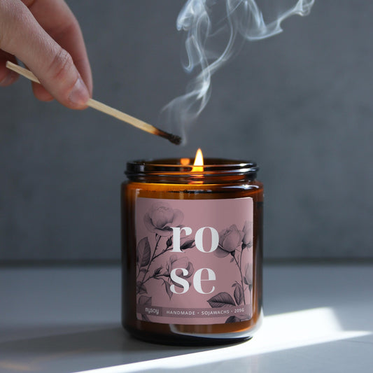 blooom Duftkerze im Glas – Rosé🌸 - Barbarella’s - Sinneszeit