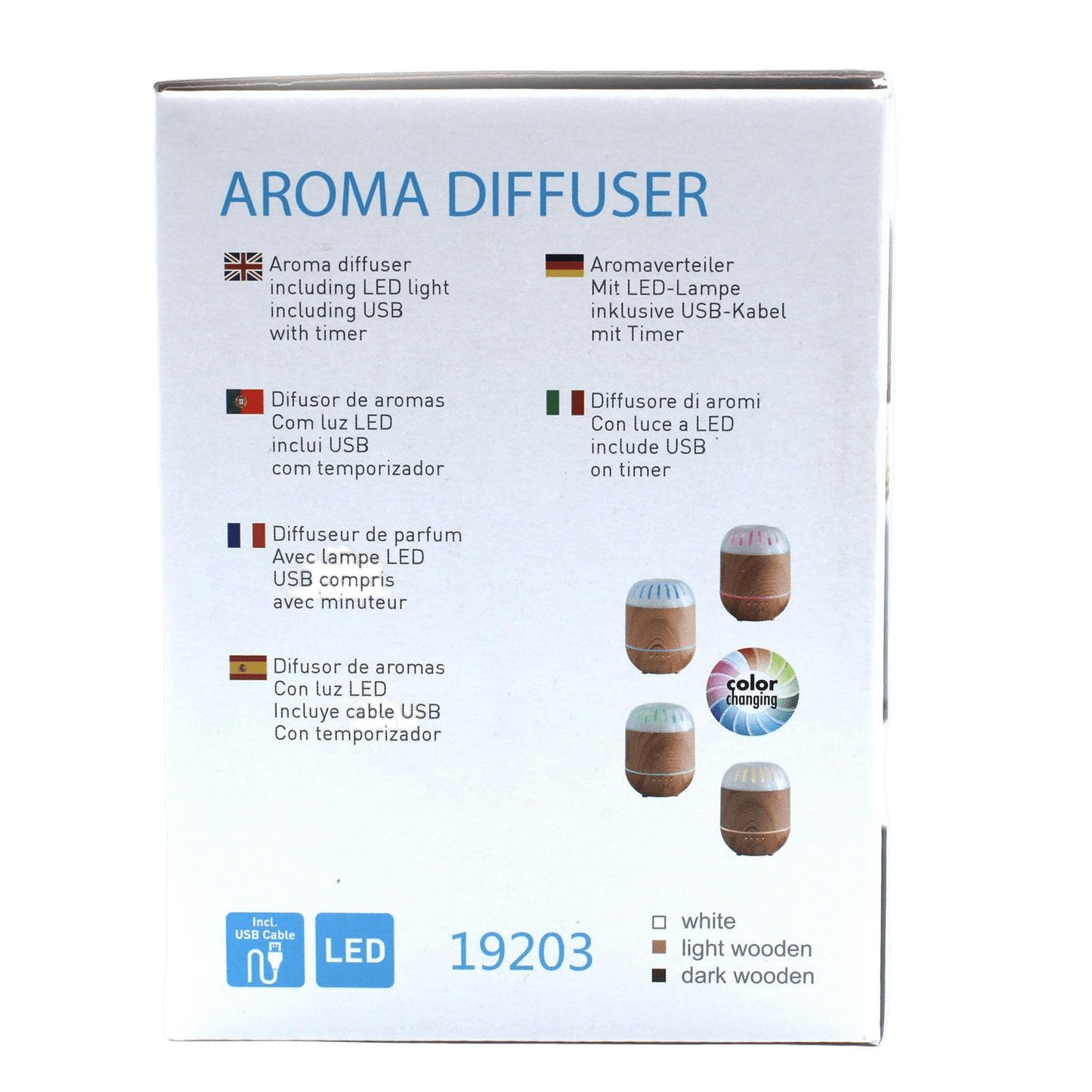 Palermo Atomiser - USB - Colour Change - Timer - Barbarella’s - Sinneszeit