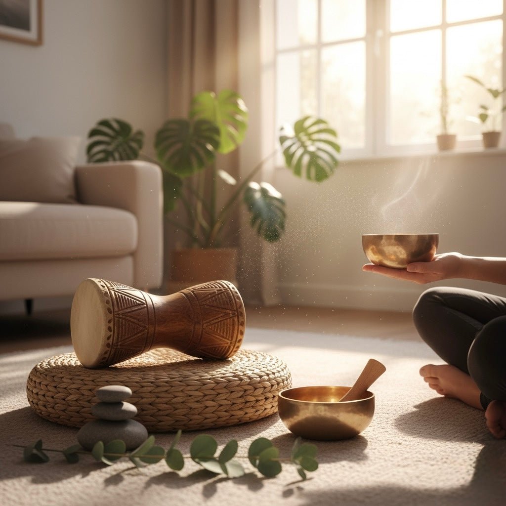 Klangschalen und Trommeln - Barbarella’s-Sinneszeit