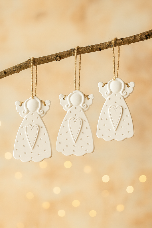 🤍 Engel-Anhänger – zarte Dekoration für ein harmonisches Zuhause