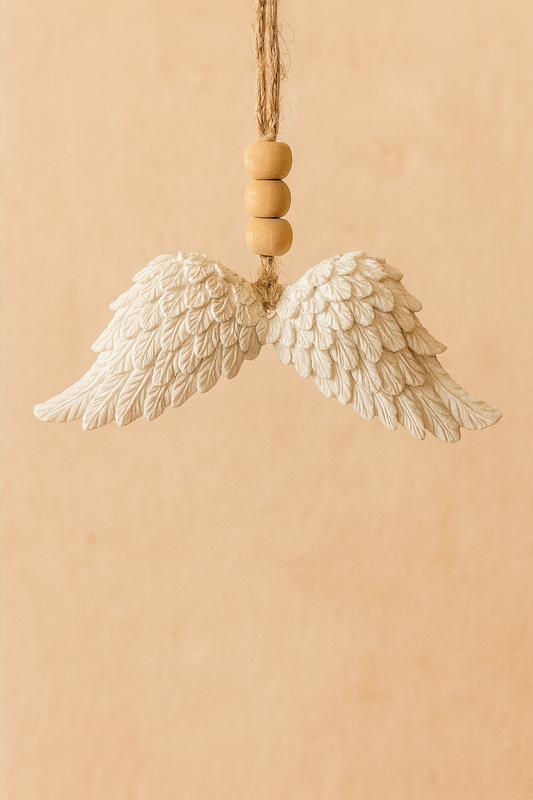🤍 Engelsflügel-Aufhänger – zarte Dekoration mit liebevollem Charme