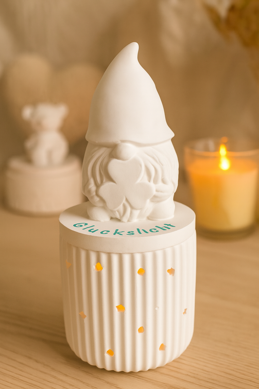 🧙‍♂️ Glückslicht „Wichtelzauber“ – sanfter Lichtmoment für Herz & Zuhaus