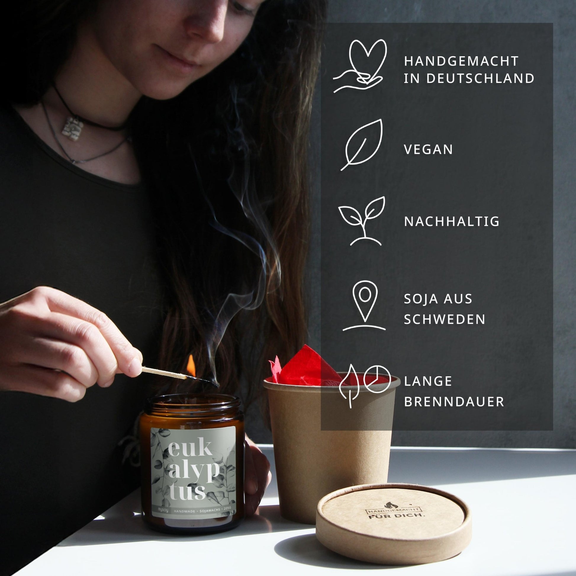 🌿blooom Duftkerze im Glas | Eukalyptus🌿 - Barbarella’s - Sinneszeit