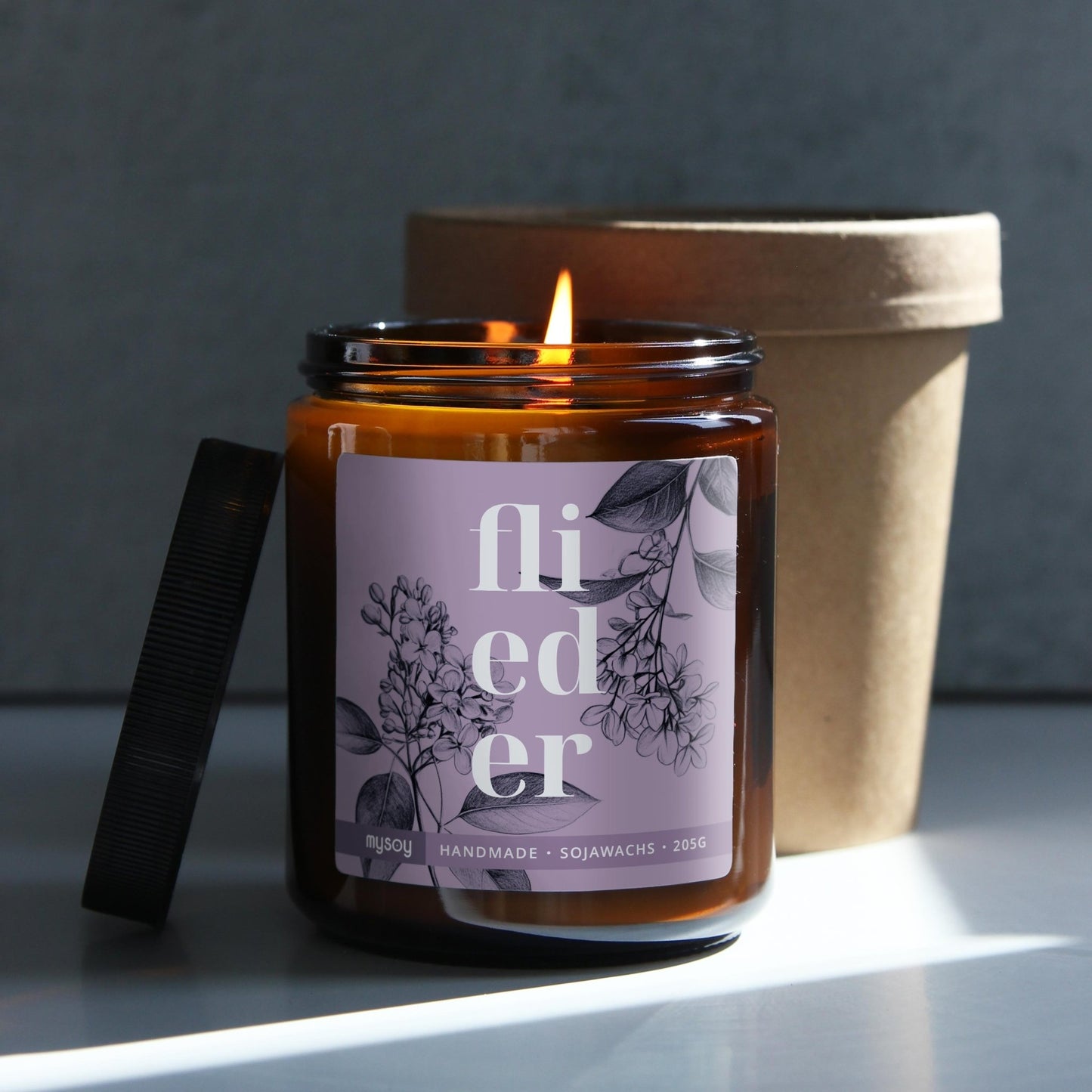 blooom Duftkerze im Glas | Flieder💜 - Barbarella’s - Sinneszeit