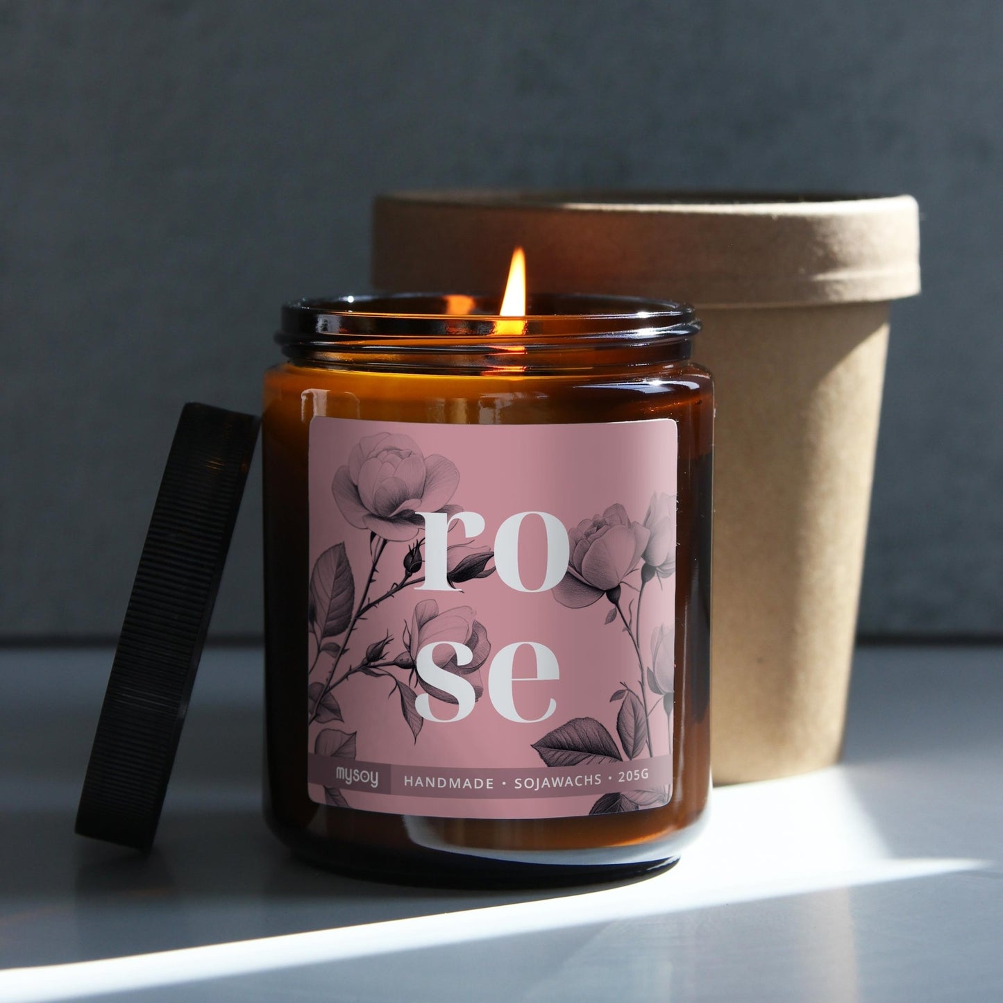 blooom Duftkerze im Glas – Rosé🌸 - Barbarella’s - Sinneszeit