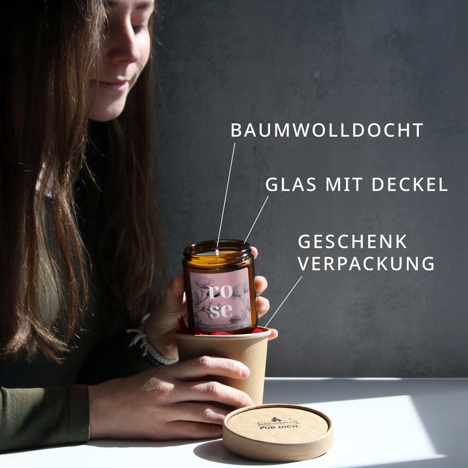 blooom Duftkerze im Glas – Rosé🌸 - Barbarella’s - Sinneszeit