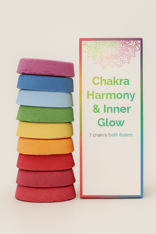 ✨Chakra Bath Fizz - Große Box - Chakra Harmonie & Innerer Glanz - Barbarella’s - Sinneszeit