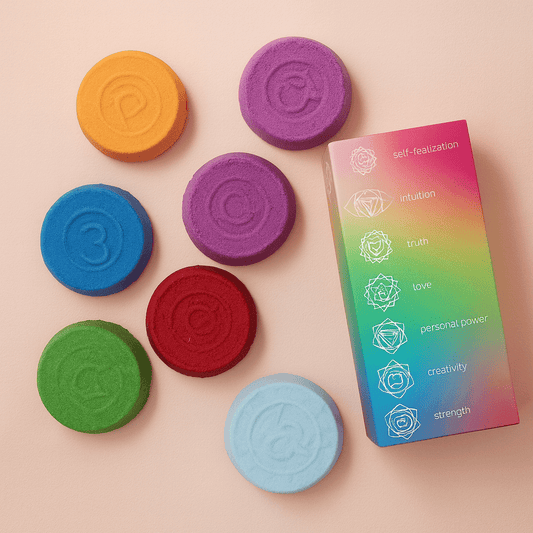 ✨Chakra Bath Fizz - Große Box - Chakra Harmonie & Innerer Glanz - Barbarella’s - Sinneszeit
