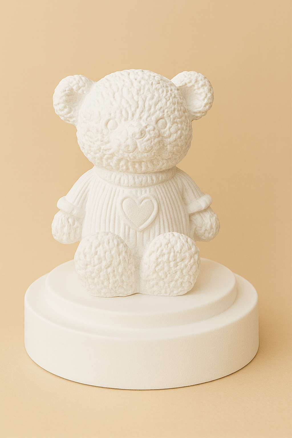 🌸 Duftbär aus Gips – handgemacht & liebevoll veredelt - Barbarella’s - Sinneszeit