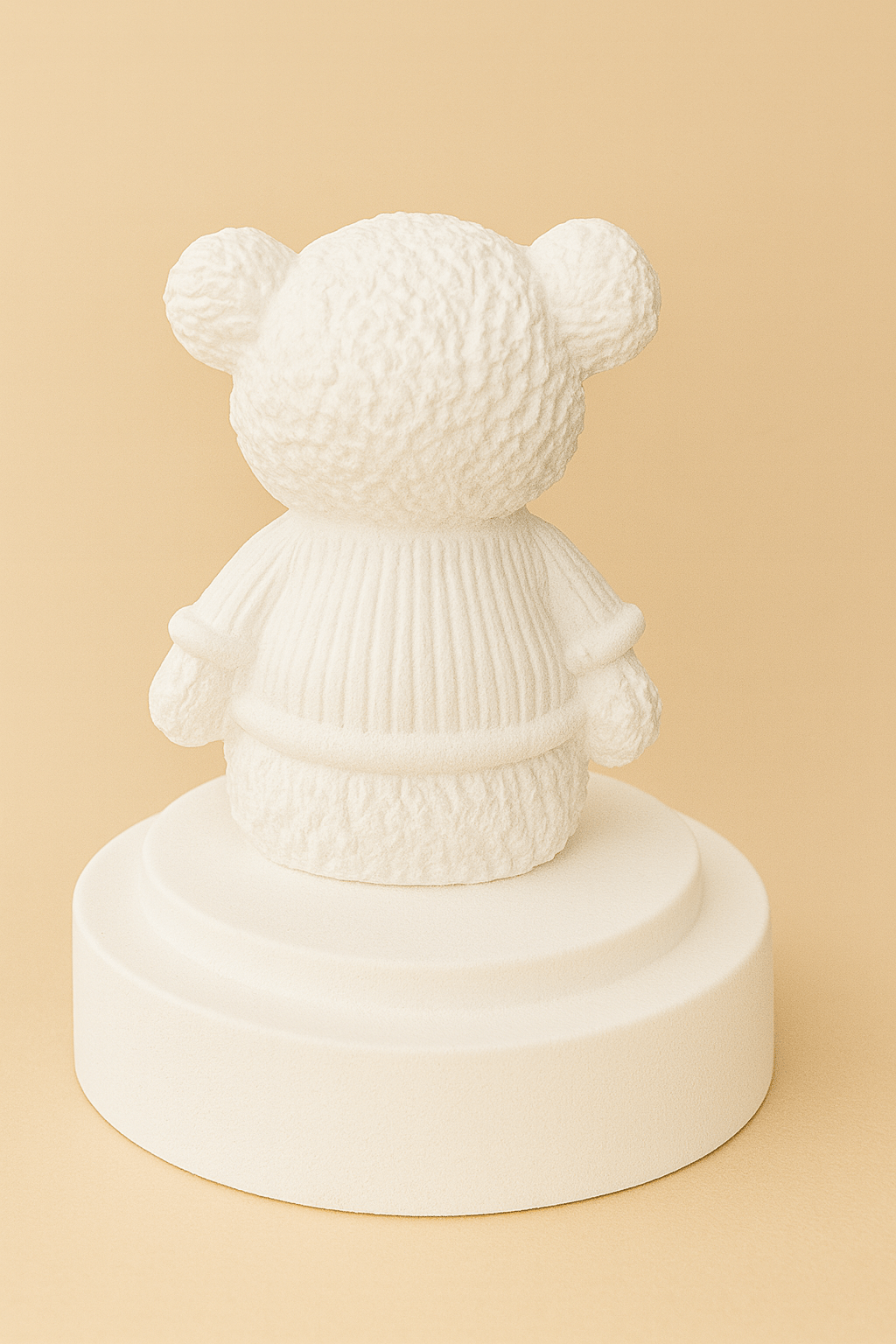 🌸 Duftbär aus Gips – handgemacht & liebevoll veredelt - Barbarella’s - Sinneszeit