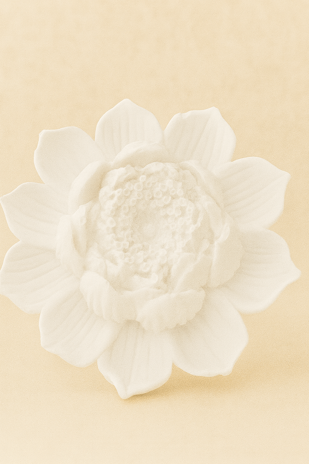 🌸 Handgemachte Lotusblüte aus Gips – dein natürlicher Duftmoment mit getrocknetem Lavendel - Barbarella’s - Sinneszeit