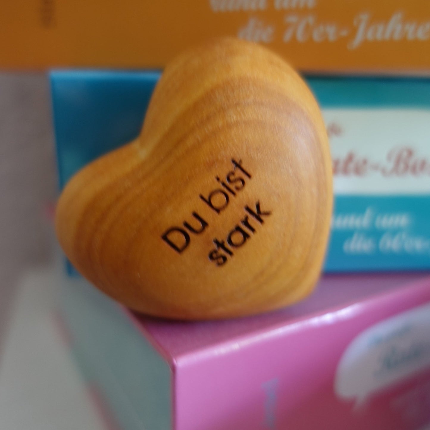 💪 Holzherz „ Du bist stark“ – Ein Herz voller Mut und Zuversicht - Barbarella’s - Sinneszeit