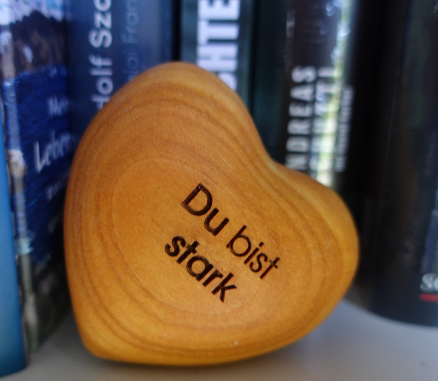 💪 Holzherz „ Du bist stark“ – Ein Herz voller Mut und Zuversicht - Barbarella’s - Sinneszeit