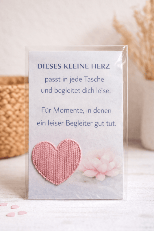 Kleines Taschenherz –ein leiser Begleiter für jeden Tag - Barbarella’s - Sinneszeit