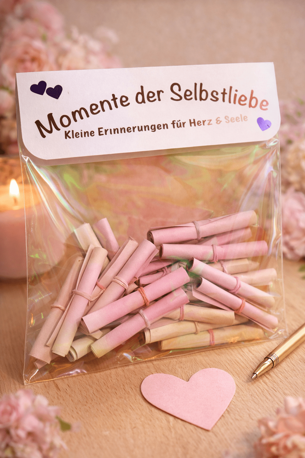 🌸 Momente der Selbstliebe 22 Achtsamkeitskärtchen für Herz & Seele - Barbarella’s - Sinneszeit