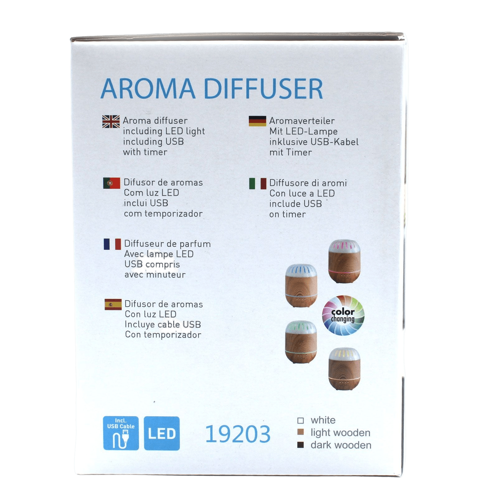 Palermo Atomiser - USB - Colour Change - Timer - Barbarella’s - Sinneszeit