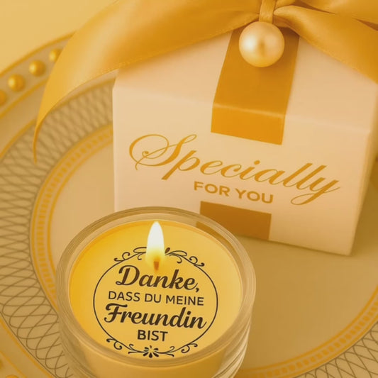 ✨ Glückslicht – Teelicht mit liebevoller Botschaft