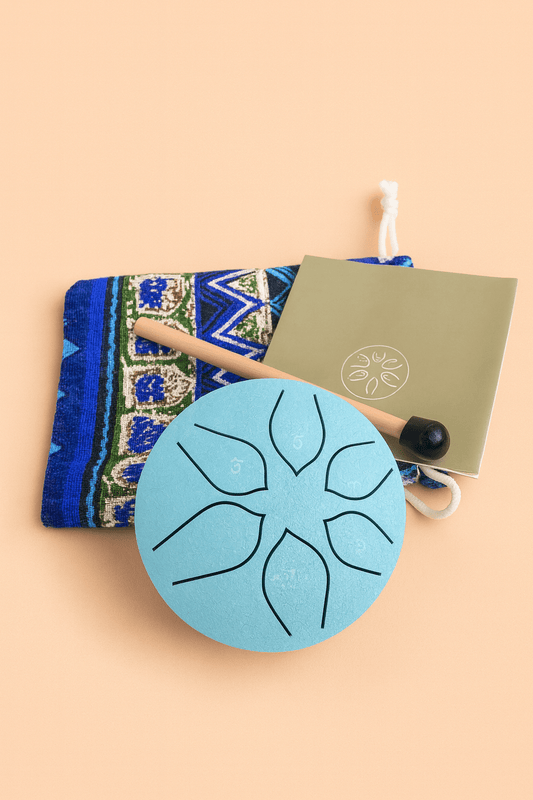 🌧️ Regentrommel – Mini Klanginstrument für entspannte Wohlfühlmomente - Barbarella’s - Sinneszeit