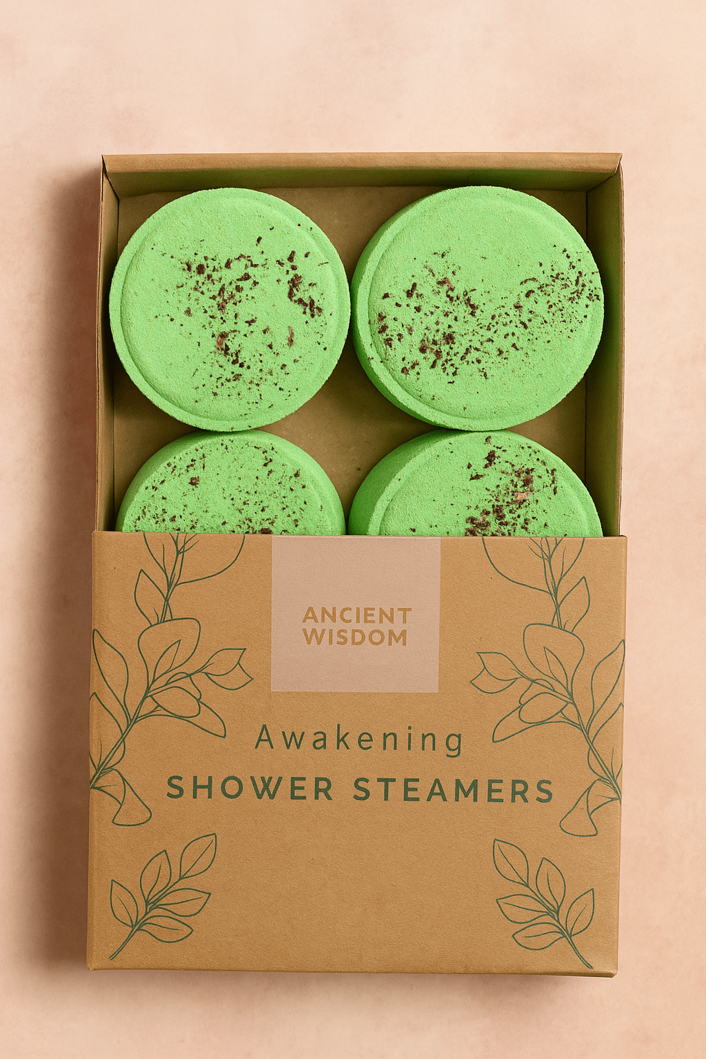 🧘‍♀️ Zen Duschdampfer - Set – „Erwachen der Sinne“ – Wellness Quartett aus Sheffield 🇬🇧 - Barbarella’s - Sinneszeit