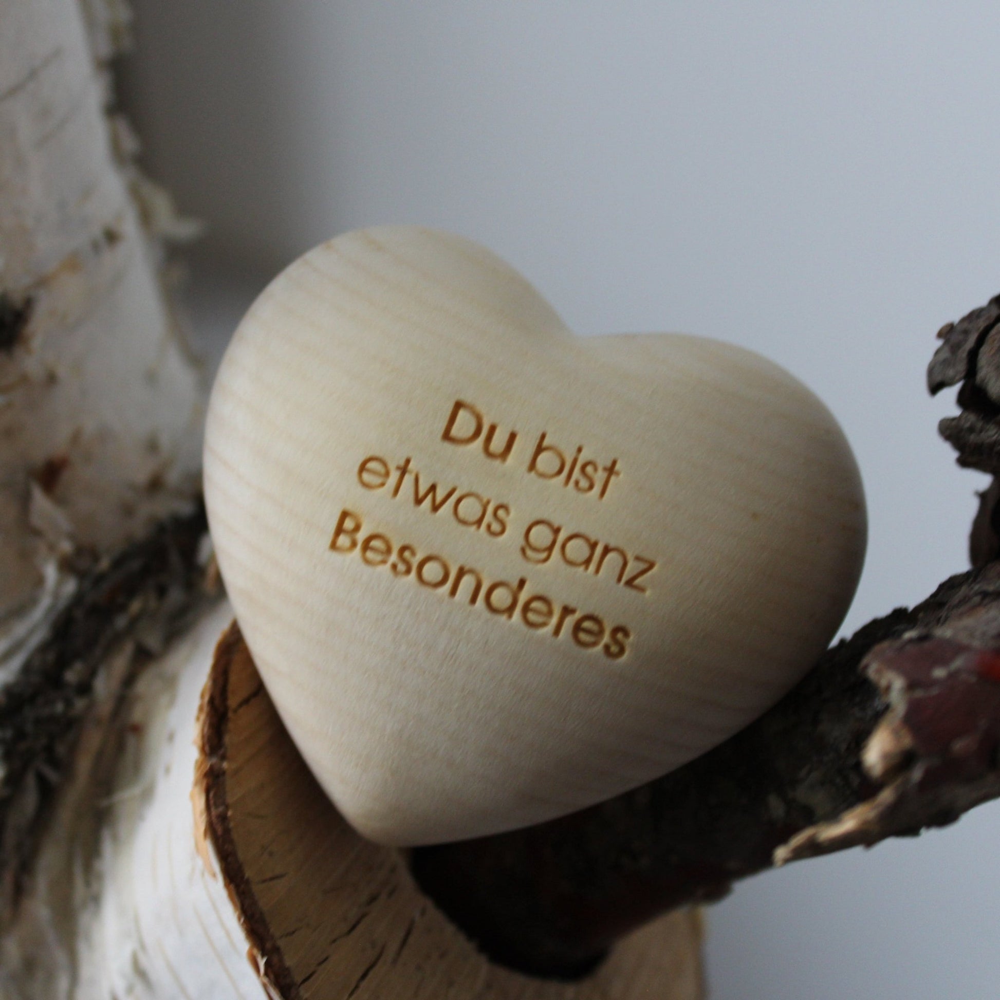 💛 Zirben - Holzherz „Du bist etwas ganz Besonderes“ – Ein Herz, das berührt - Barbarella’s - Sinneszeit